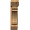 Ekena Millwork Olympic Slat Rough Sawn Bracket w/ Offset Brace, Western Red Cedar, 8"W x 32"D x 32"H BKT0806X32X32OLY06RWR - alternate 3